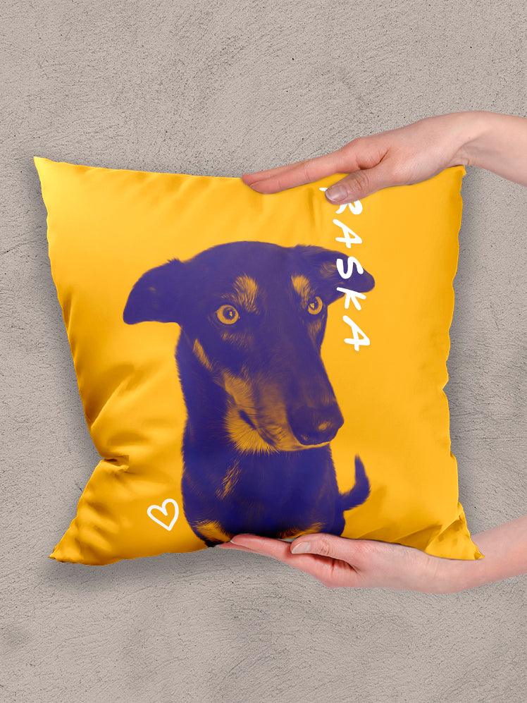 DuoTone Paws - Custom Pet Pillow - NextGenPaws Pet Portraits