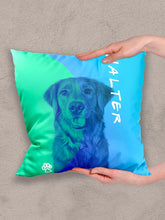 Load image into Gallery viewer, DuoTone Paws - Custom Pet Pillow - NextGenPaws Pet Portraits
