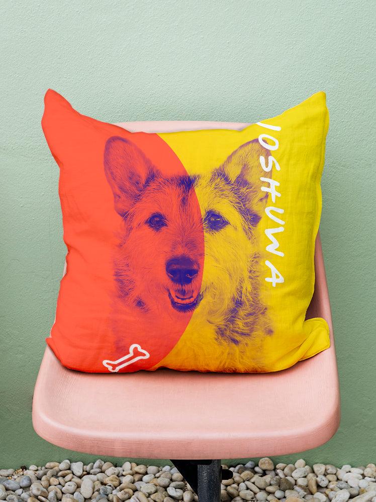 DuoTone Paws - Custom Pet Pillow - NextGenPaws Pet Portraits