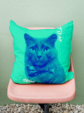 Load image into Gallery viewer, DuoTone Paws - Custom Pet Pillow - NextGenPaws Pet Portraits