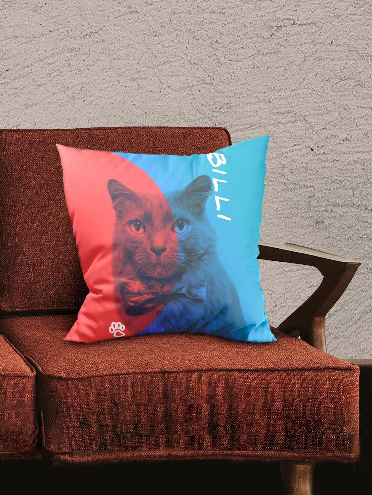 DuoTone Paws - Custom Pet Pillow - NextGenPaws Pet Portraits