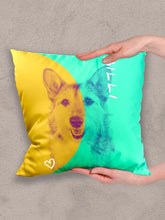 Load image into Gallery viewer, DuoTone Paws - Custom Pet Pillow - NextGenPaws Pet Portraits