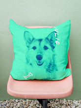 Load image into Gallery viewer, DuoTone Paws - Custom Pet Pillow - NextGenPaws Pet Portraits