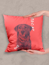 Load image into Gallery viewer, DuoTone Paws - Custom Pet Pillow - NextGenPaws Pet Portraits