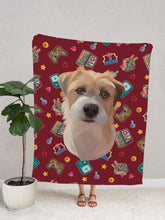 Load image into Gallery viewer, Funky Designs | Gamer - Custom Pet Blankets - NextGenPaws Pet Portraits