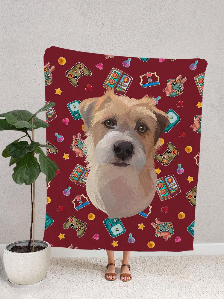 Funky Designs | Gamer - Custom Pet Blankets - NextGenPaws Pet Portraits