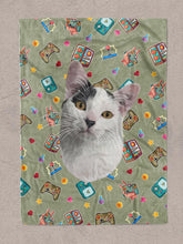 Load image into Gallery viewer, Funky Designs | Gamer - Custom Pet Blankets - NextGenPaws Pet Portraits