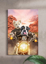 Load image into Gallery viewer, Harley Pawson - Custom Sibling Pet Portrait - NextGenPaws Pet Portraits