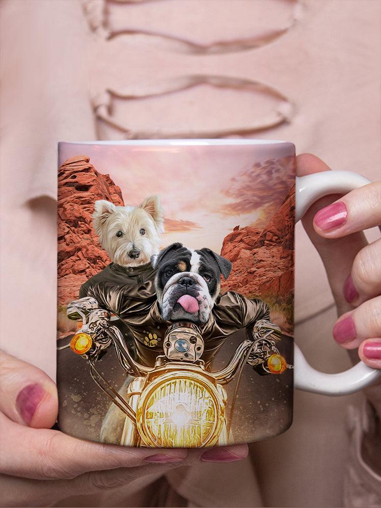 Harley Pawson - Custom Sibling Pet Mug - NextGenPaws Pet Portraits