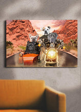 Load image into Gallery viewer, Harley Pawson - Custom Sibling Pet Portrait - NextGenPaws Pet Portraits