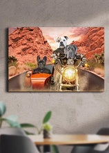 Load image into Gallery viewer, Harley Pawson - Custom Sibling Pet Portrait - NextGenPaws Pet Portraits