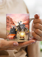 Load image into Gallery viewer, Harley Pawson - Custom Sibling Pet Mug - NextGenPaws Pet Portraits