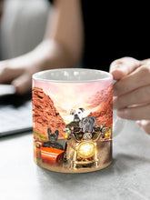 Load image into Gallery viewer, Harley Pawson - Custom Sibling Pet Mug - NextGenPaws Pet Portraits