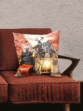 Load image into Gallery viewer, Harley Pawson - Custom Sibling Pet Pillow - NextGenPaws Pet Portraits