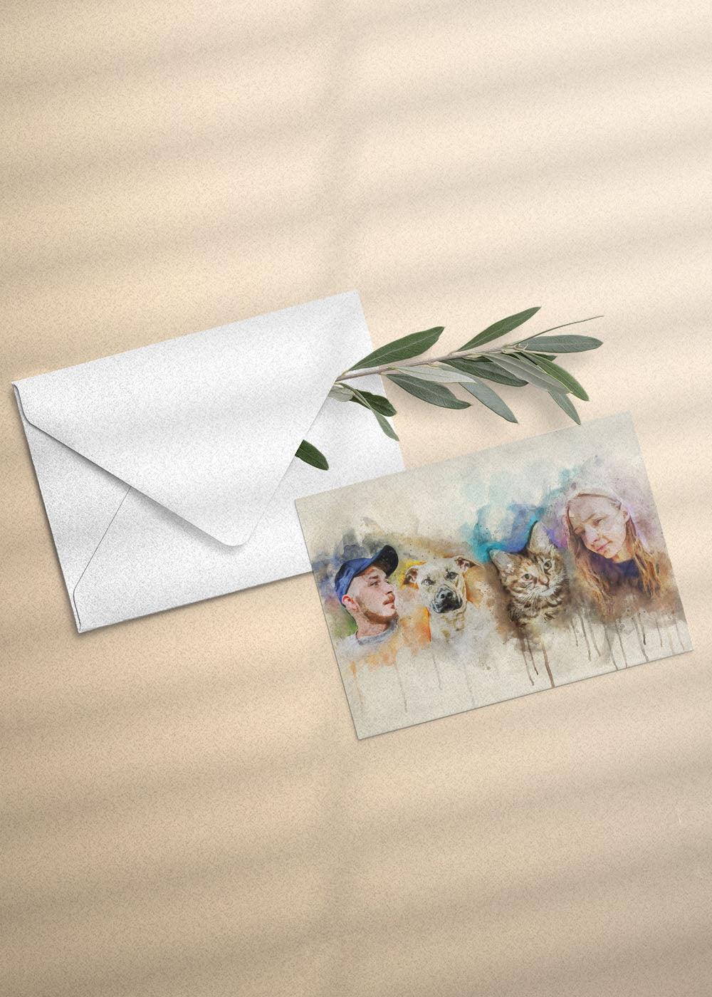 Christmas Card - Free Delivery - NextGenPaws Pet Portraits