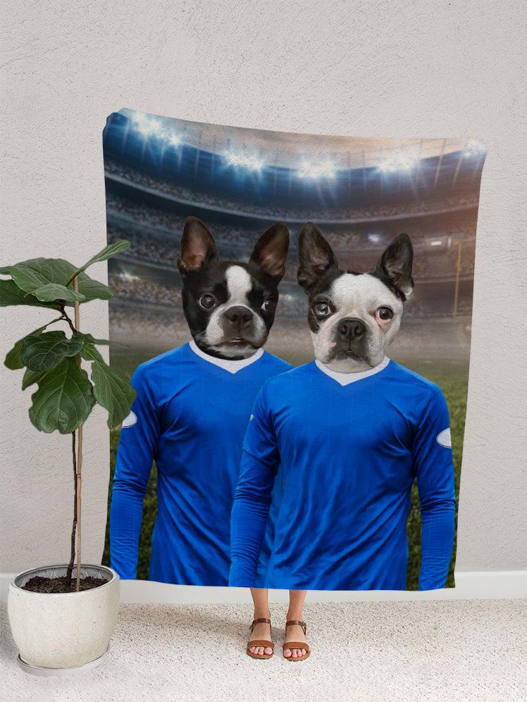 Jersey Sibling - Custom Pet Blanket - NextGenPaws Pet Portraits