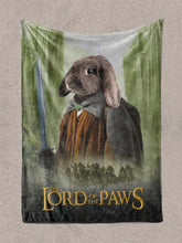 Load image into Gallery viewer, Lord of the Paws - Custom Pet Blanket - NextGenPaws Pet Portraits