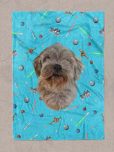 Load image into Gallery viewer, Funky Designs | Lightsaber - Custom Pet Blankets - NextGenPaws Pet Portraits