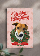 Load image into Gallery viewer, Merry Christmas - Custom Pet Portrait - NextGenPaws Pet Portraits