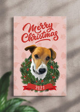 Load image into Gallery viewer, Merry Christmas - Custom Pet Portrait - NextGenPaws Pet Portraits