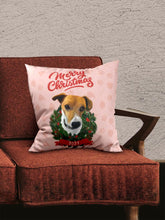 Load image into Gallery viewer, Merry Christmas - Custom Pet Pillow - NextGenPaws Pet Portraits