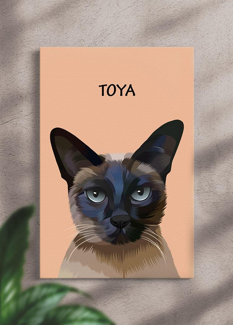 Minimalist Design - Custom Pet Portrait - NextGenPaws Pet Portraits