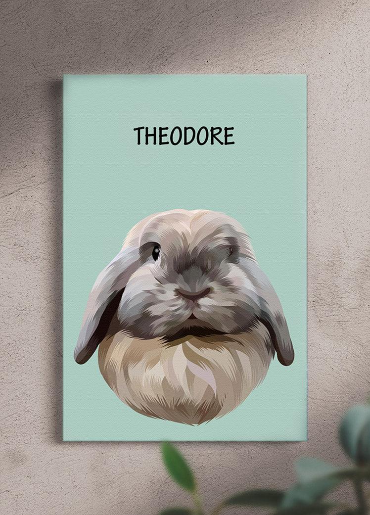 Minimalist Design - Custom Pet Portrait - NextGenPaws Pet Portraits