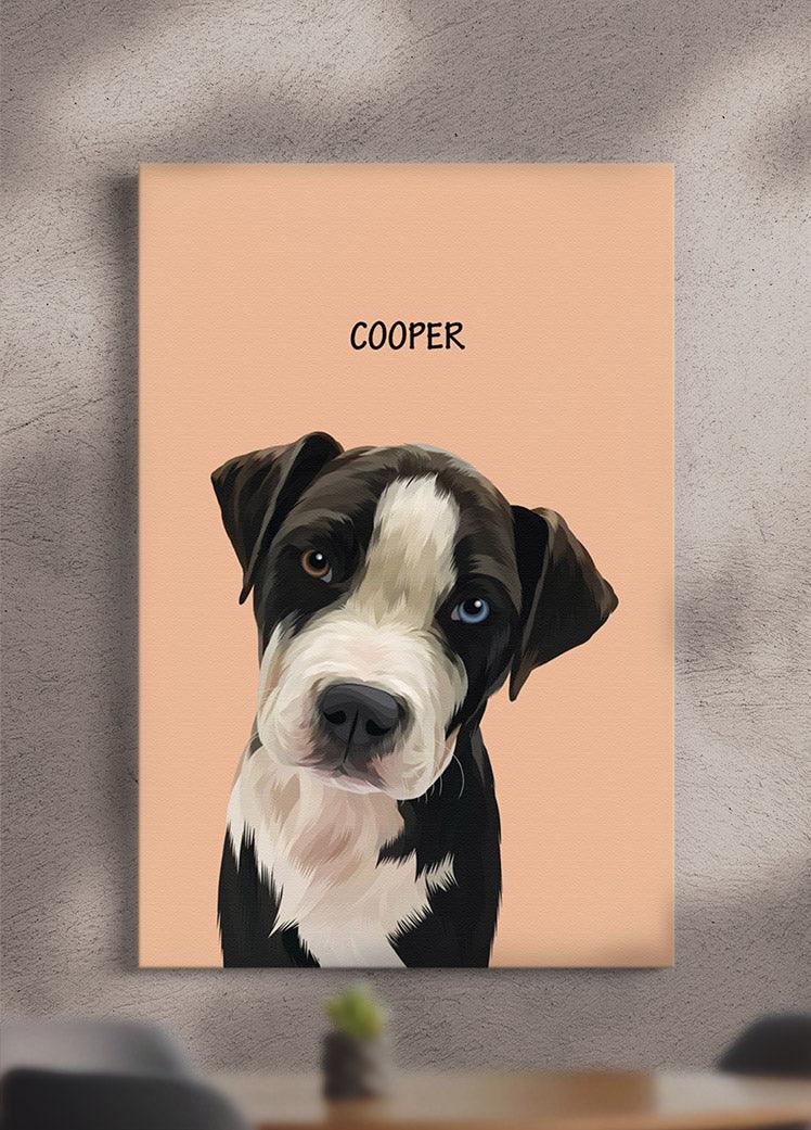 Minimalist Design - Custom Pet Portrait - NextGenPaws Pet Portraits
