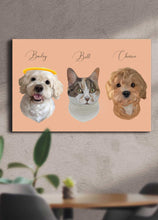 Load image into Gallery viewer, Minimalist Sibling Design - Custom Pet Portrait - NextGenPaws Pet Portraits