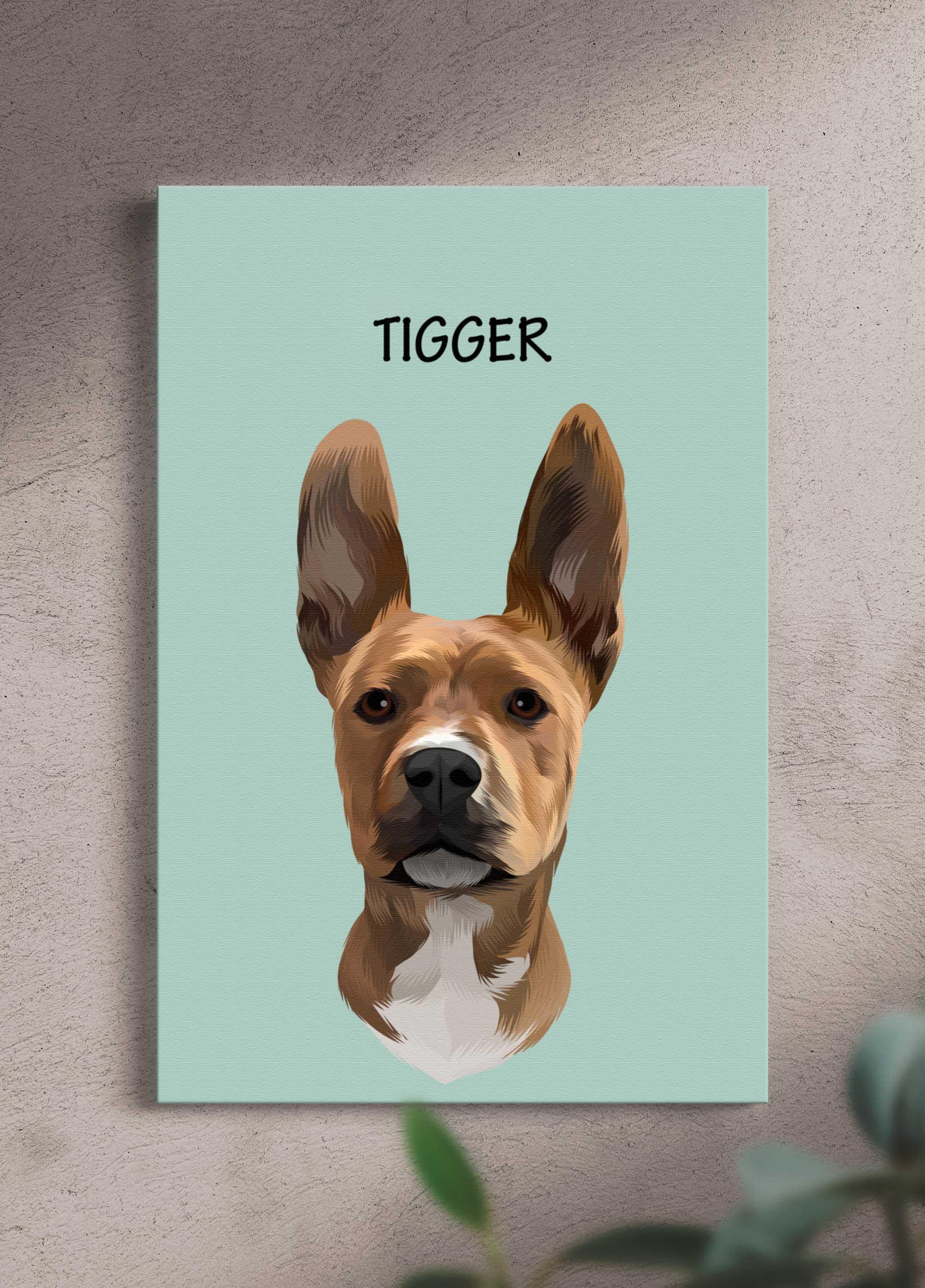 Minimalist Design - Custom Pet Portrait - NextGenPaws Pet Portraits