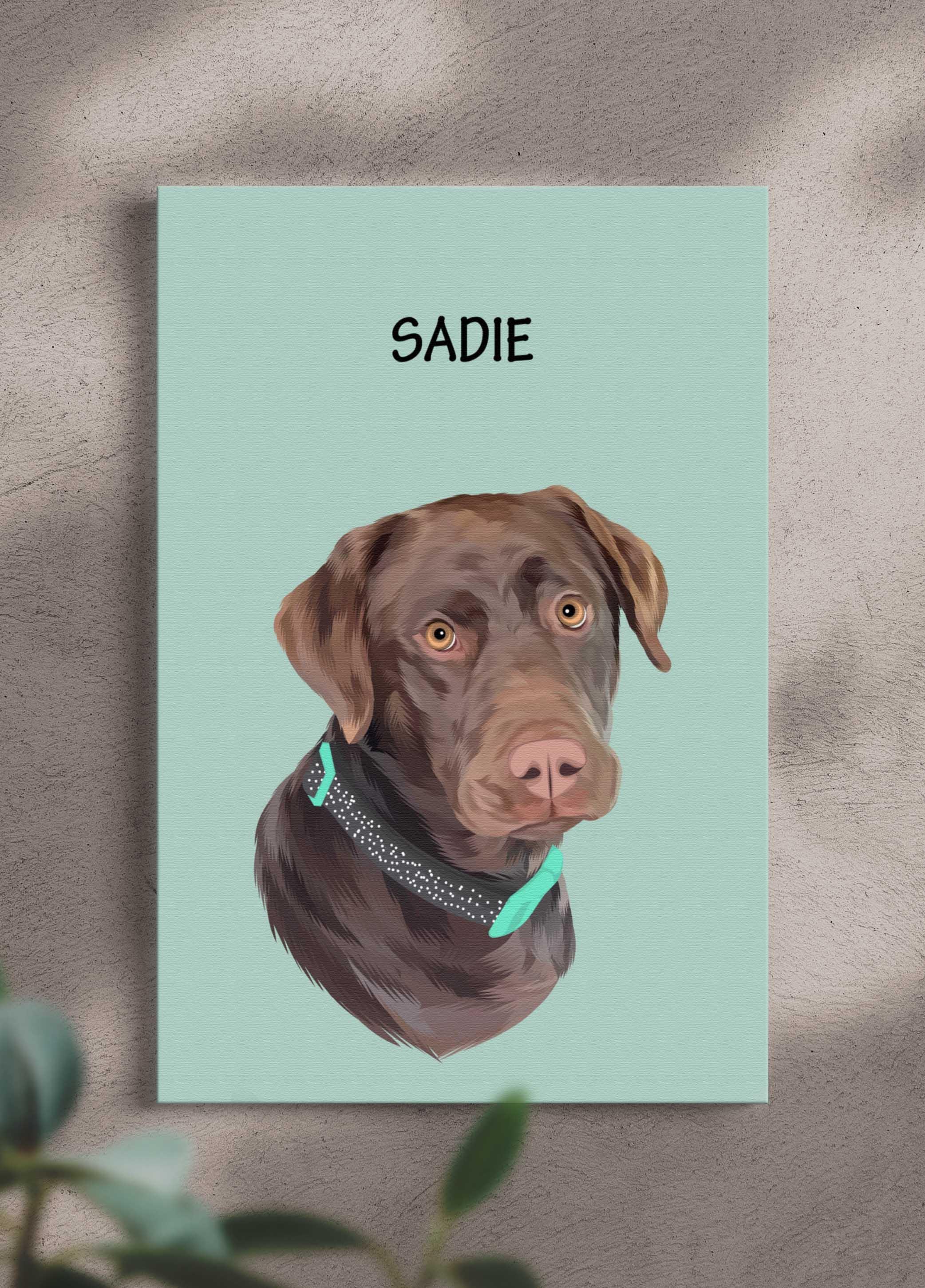 Minimalist Design - Custom Pet Portrait - NextGenPaws Pet Portraits