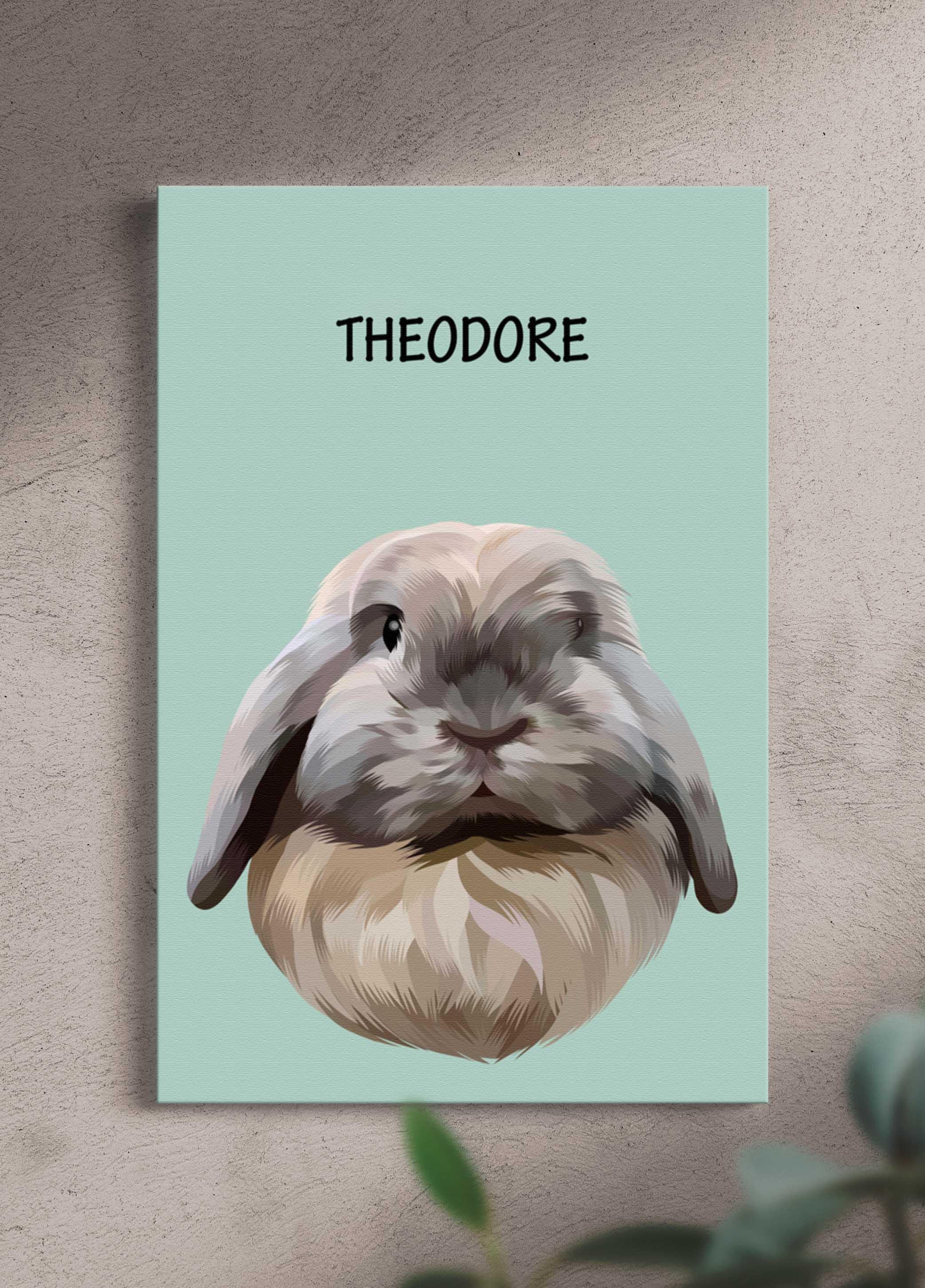 Minimalist Design - Custom Pet Portrait - NextGenPaws Pet Portraits