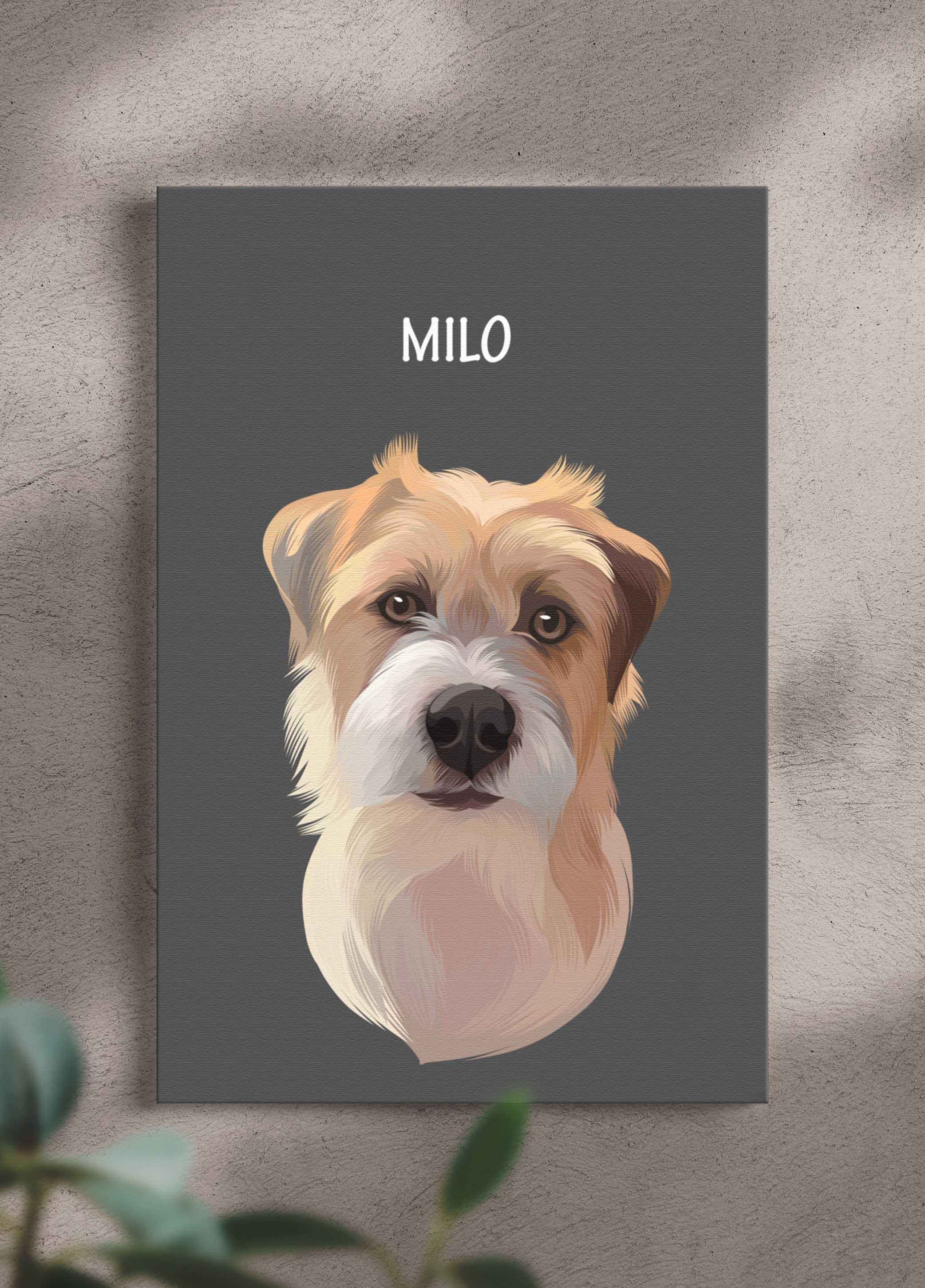 Minimalist Design - Custom Pet Portrait - NextGenPaws Pet Portraits