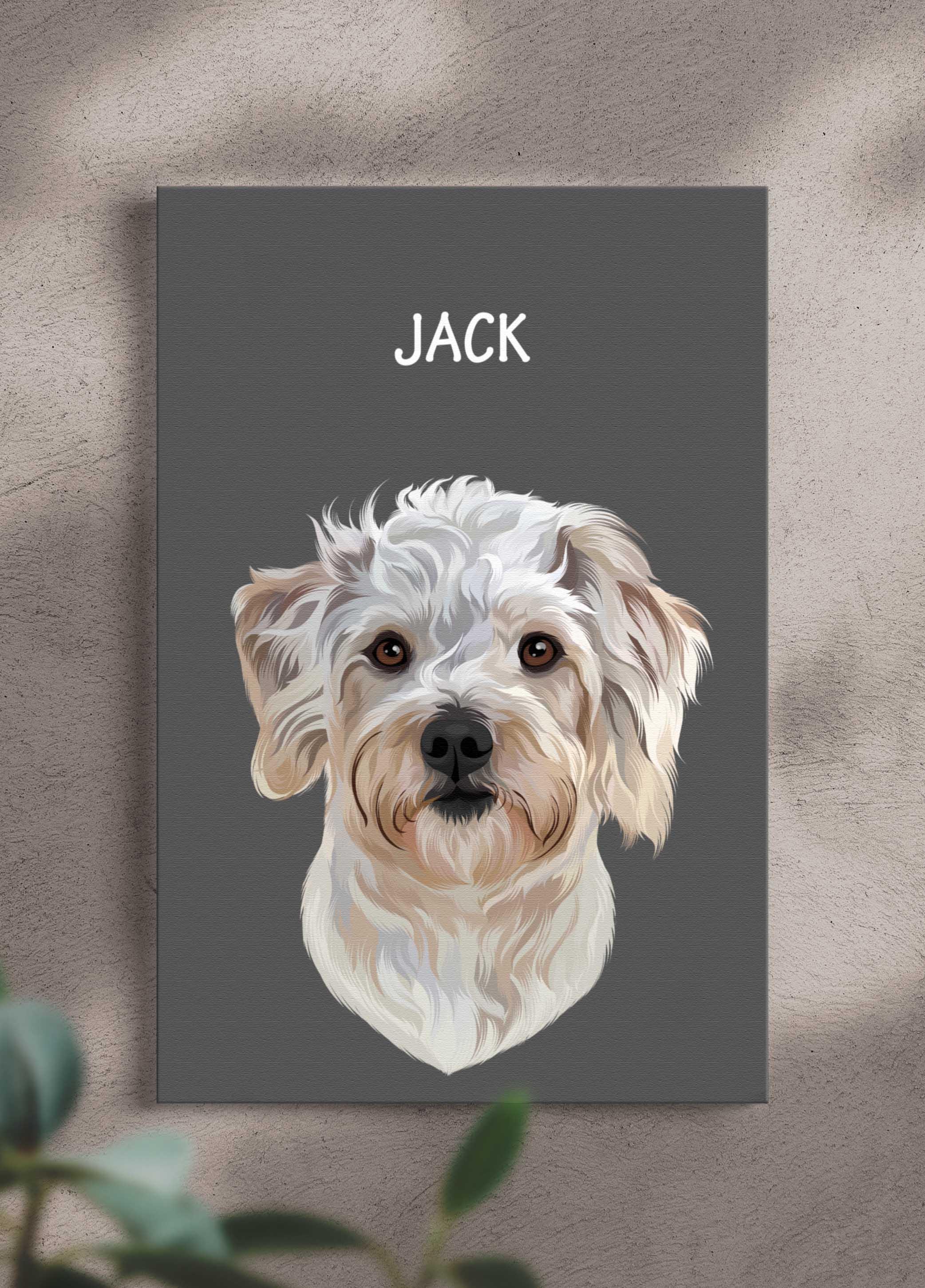 Minimalist Design - Custom Pet Portrait - NextGenPaws Pet Portraits