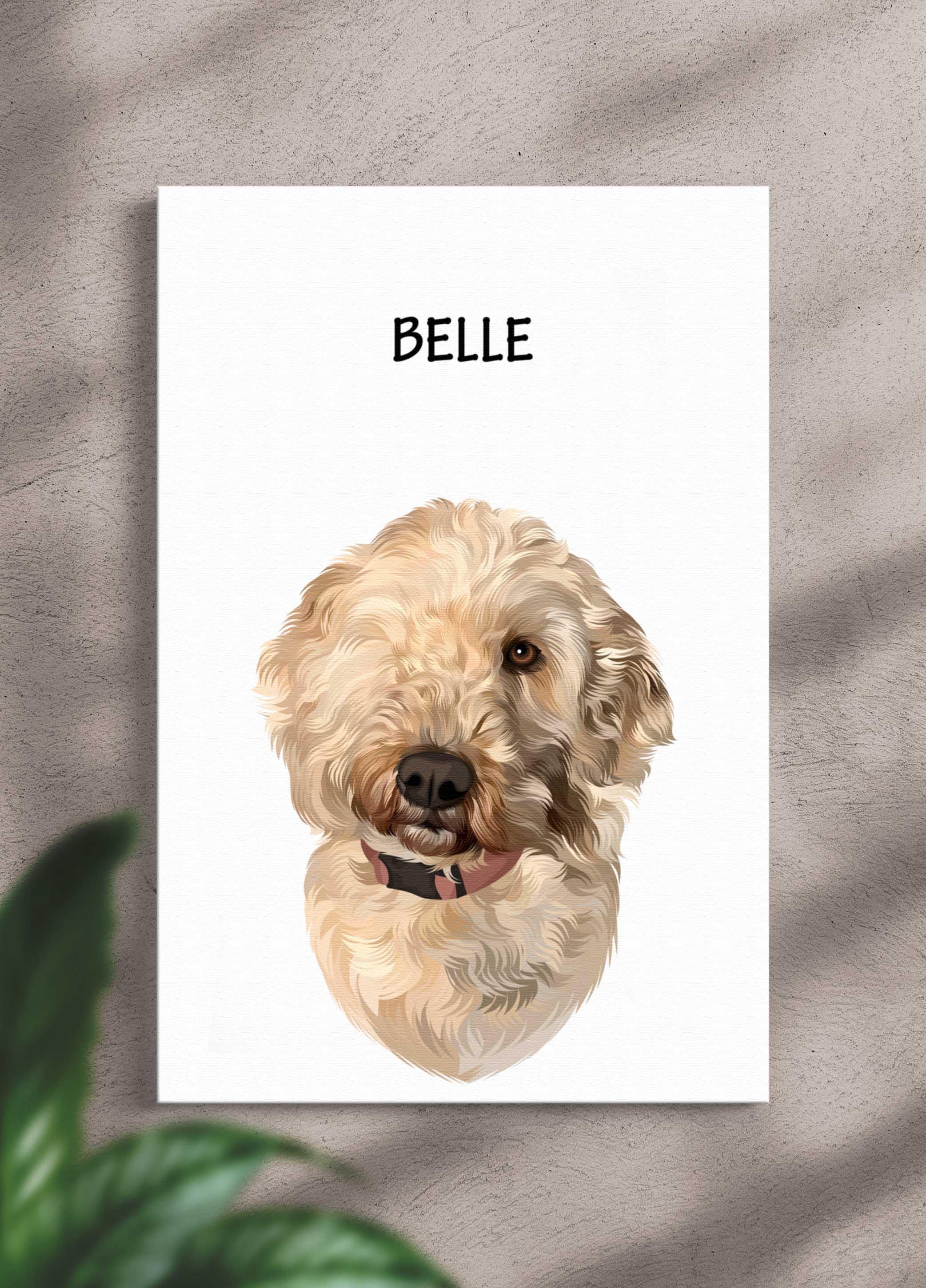 Minimalist Design - Custom Pet Portrait - NextGenPaws Pet Portraits