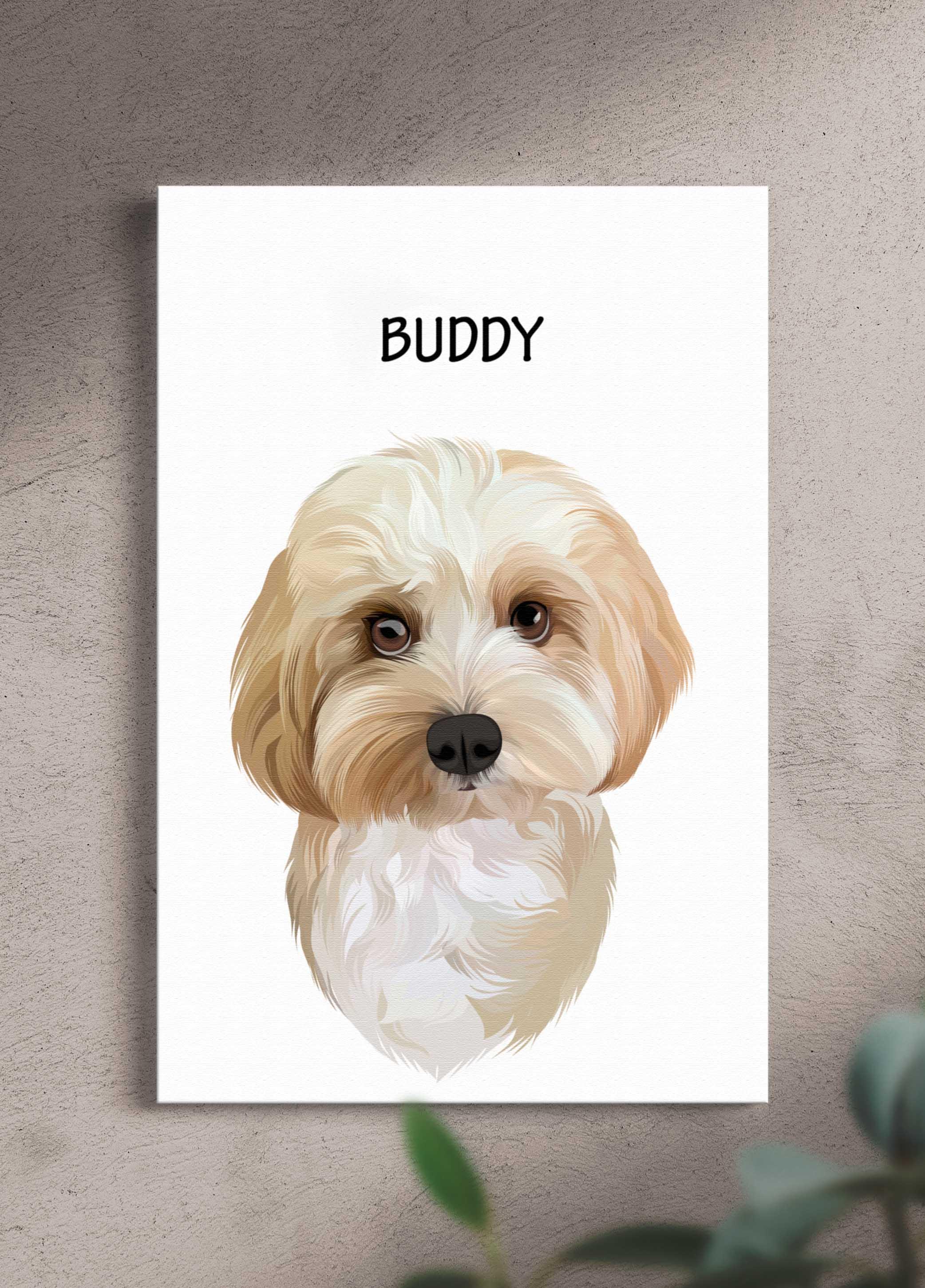 Minimalist Design - Custom Pet Portrait - NextGenPaws Pet Portraits