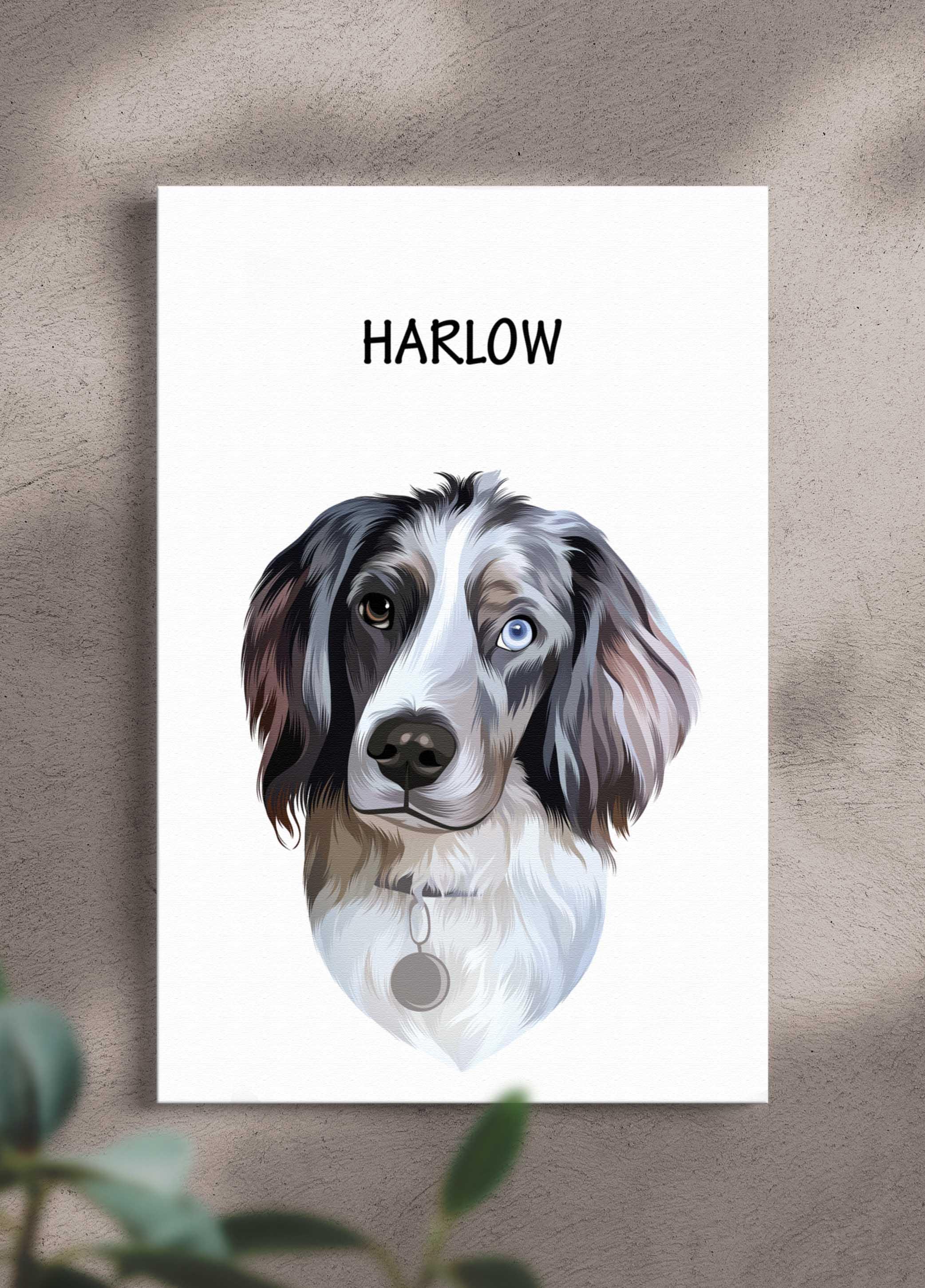 Minimalist Design - Custom Pet Portrait - NextGenPaws Pet Portraits