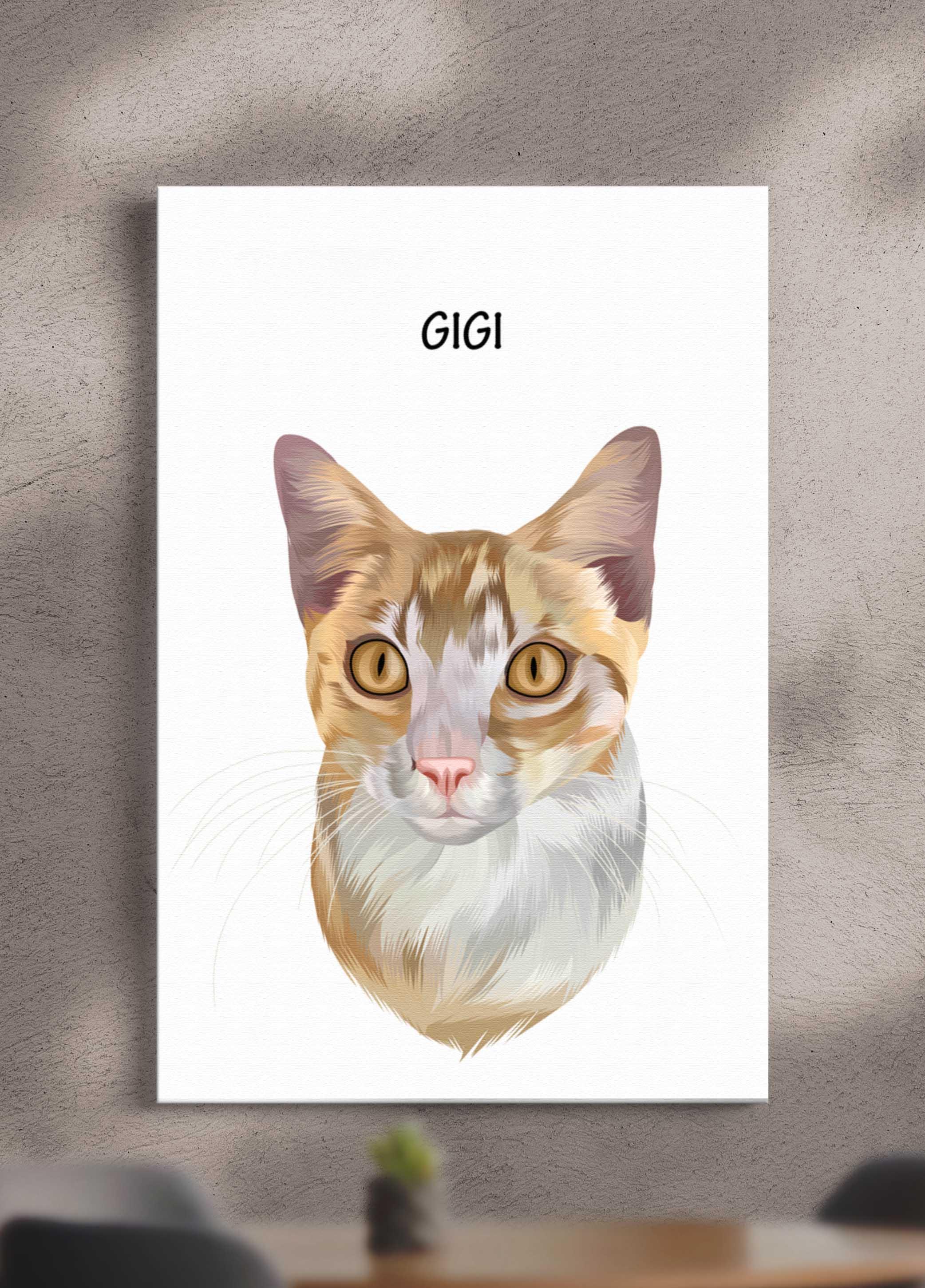 Minimalist Design - Custom Pet Portrait - NextGenPaws Pet Portraits