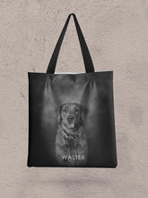 Load image into Gallery viewer, ModerNoir - Custom Pet Tote Bag - NextGenPaws Pet Portraits