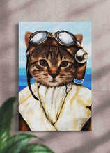 Load image into Gallery viewer, Modern Pilot - Custom Pet Portrait - NextGenPaws Pet Portraits
