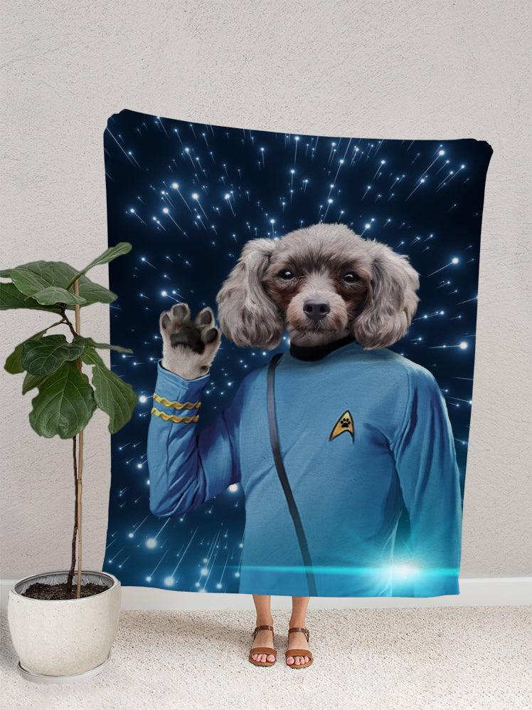 Mr. Spawk - Custom Pet Blanket - NextGenPaws Pet Portraits
