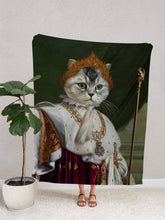 Load image into Gallery viewer, Napawleon - Custom Pet Blanket - NextGenPaws Pet Portraits