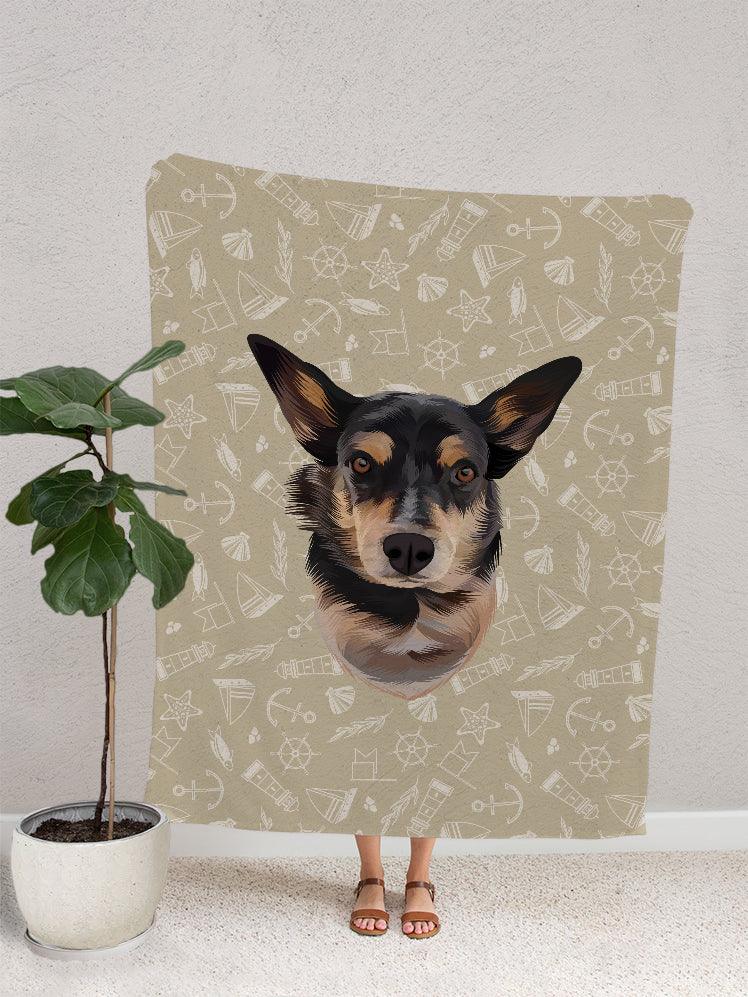 Funky Designs | Nautical - Custom Pet Blankets - NextGenPaws Pet Portraits