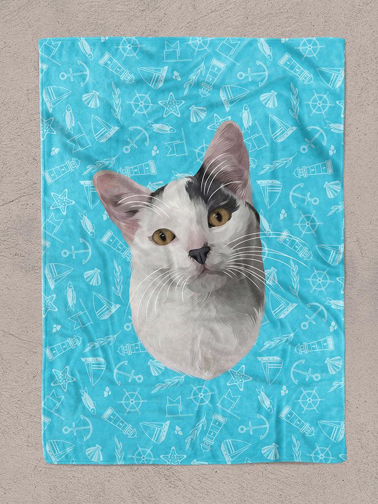 Funky Designs | Nautical - Custom Pet Blankets - NextGenPaws Pet Portraits