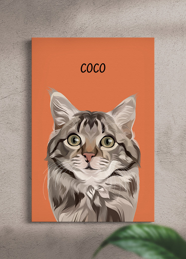 Minimalist Classic Design - Custom Pet Portrait