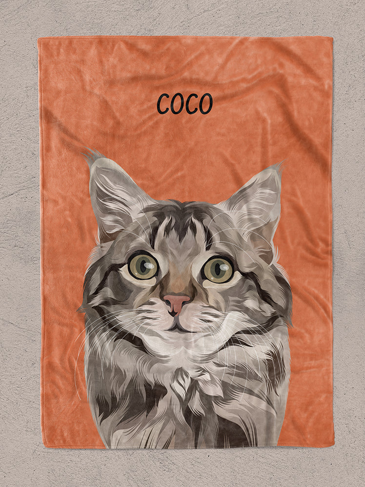 Minimalist Classic Design - Custom Pet Blanket