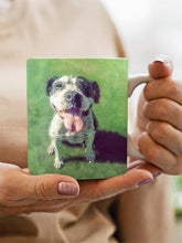 Load image into Gallery viewer, Craquelure Oil Painting - Custom Pet Mug - NextGenPaws Pet Portraits