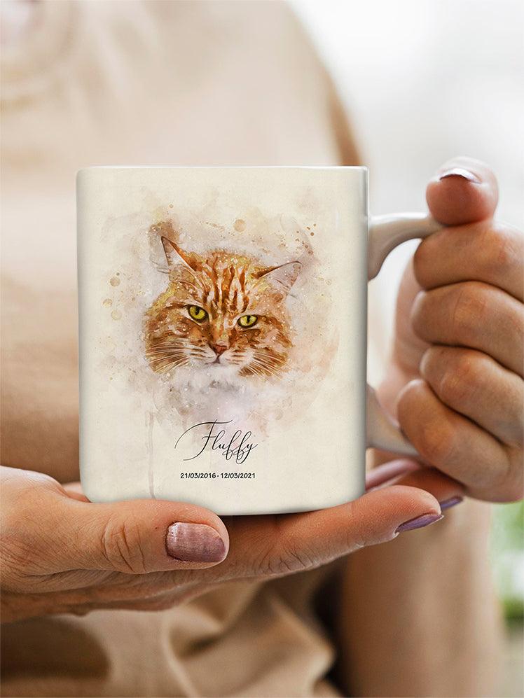 WaterColour - Custom Pet Mug - NextGenPaws Pet Portraits