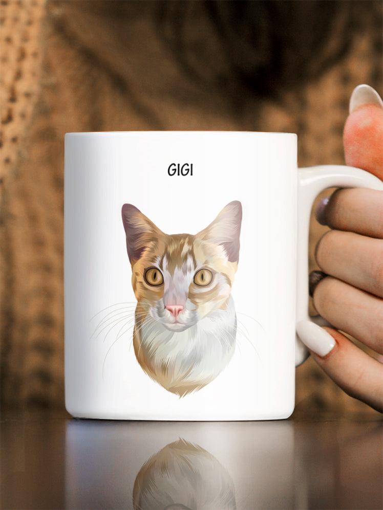Minimalist Design - Custom Pet Mug - NextGenPaws Pet Portraits
