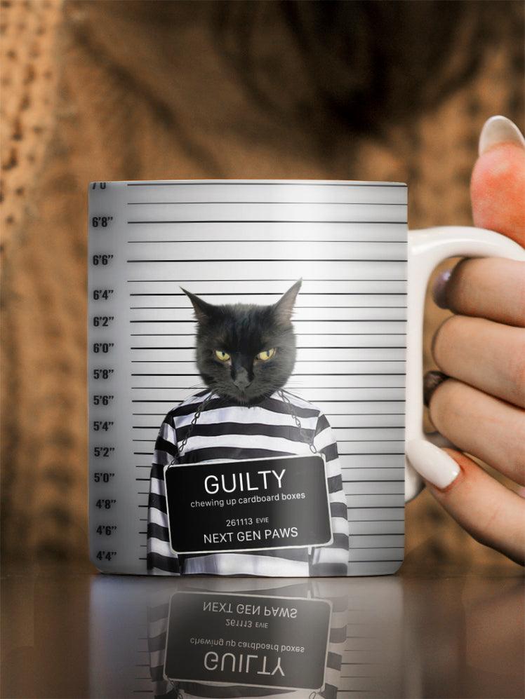 The Convict - Custom Pet Mug - NextGenPaws Pet Portraits